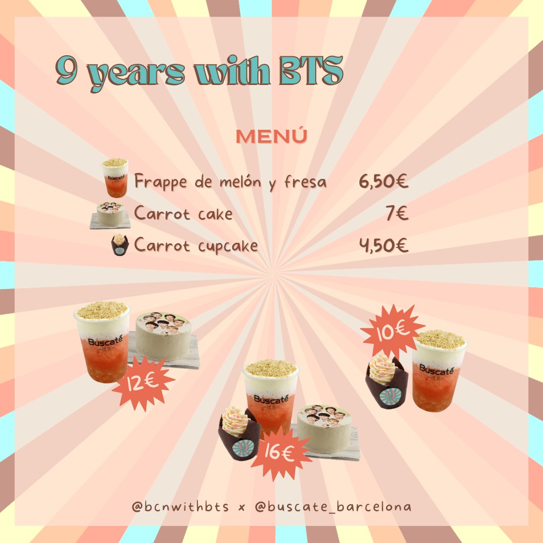 bcnwithbts's tweet photo. menú especial 💥 https://t.co/8pNxsW6Gfu