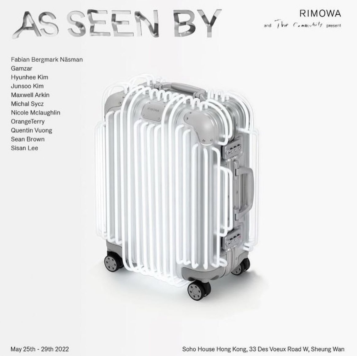 EmileSchrans's tweet photo. @RIMOWA as seen by Orange Terry #OrangeTerry #RIMOWA #asseenby #sohohousehongkong https://t.co/1dTcxj0xRl
