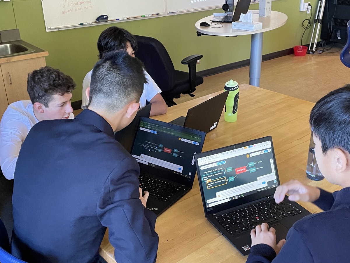 Design Lab has us following the Principles of Design Thinking. We have Empathized with our client and Defined the problem we are solving. #designlab ⁦<a href="/SaintsBC/">St. George's School</a>⁩