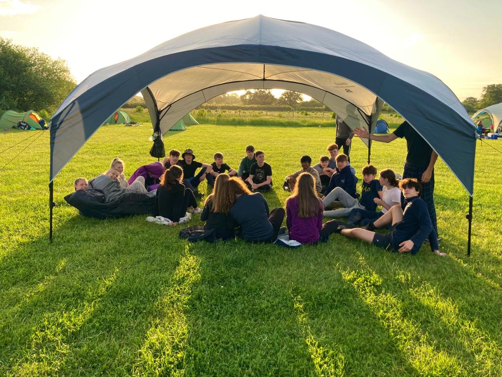 qphschester's tweet photo. Watching the sun set at the end of a busy day …what a view …what a team! #Year10 @DofE #practiceexpedition https://t.co/uQq81qWV2C