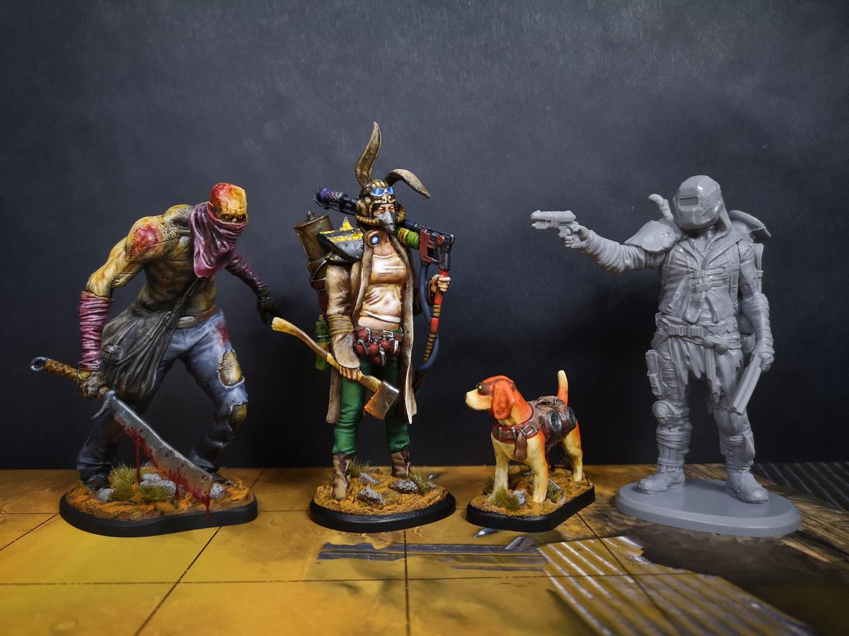 PlasticCanvas_'s tweet photo. The post-apocalyptic team from Gatefall by @jack_dire is just about done π
#miniatures #minis #miniaturepainting #boardgames #tabletop #art #painting #paintingminis #gatefall #warhammer #warhammer40k #aos #WarhammerCommunity #paintingwarhammer #citadel #gamesworkshop https://t.co/XJ9ODWxZOC