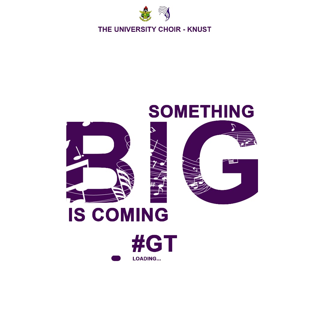 UnivChoirKNUST's tweet photo. Watch this space

#SomethingBIGiscoming
#theuniversitychoirknust
#singhallelujah https://t.co/8N5348Qndx