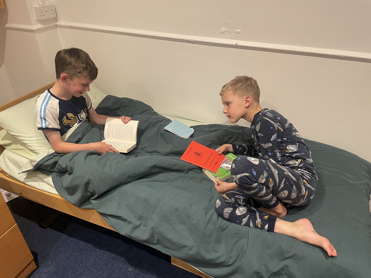 Lovely to hear the laughter and giggles as our Prep boarders enjoy reading to each other before bed #homefromhome #friendsforlife #prepboarding <a href="/TrinitySeniorSc/">Headmaster</a> <a href="/Alpha_Schools/">Alpha Schools</a> <a href="/BSAboarding/">BSA Boarding</a>