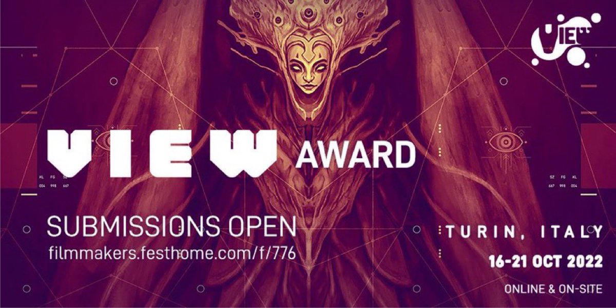 2022 #viewaward contest submissions are open!
📩Send to @ViewConference your animated short films at this link: 
filmmakers.festhome.com/en/festival/vi…

#view #contest #submissions #animation #animatedshorts #films #storytelling  #creativity  #shortfilm #movie