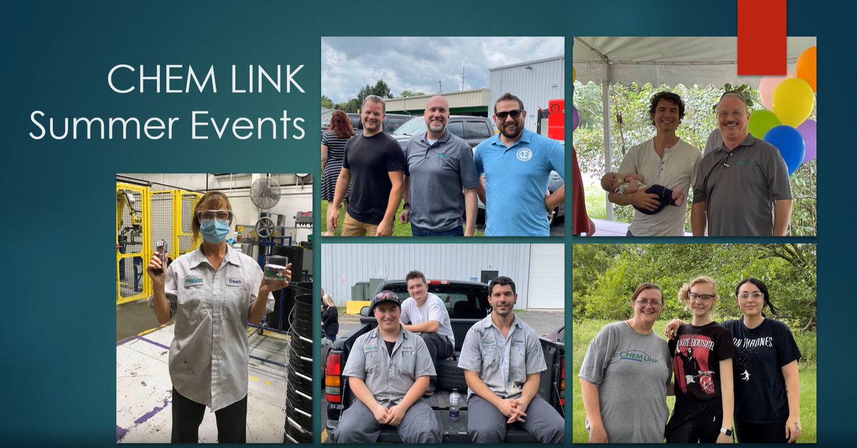 Chem_Link's tweet photo. The fourth day of #NationalRoofingWeek celebrates our employees! This past year, @Chem_Link hosted picnics, award ceremonies and even a Christmas party to thank our employees for their hard work. We couldn't do it without our collaborators! #CHEMLINK #EmployeeAppreciation #nrca https://t.co/Viws8GV8af