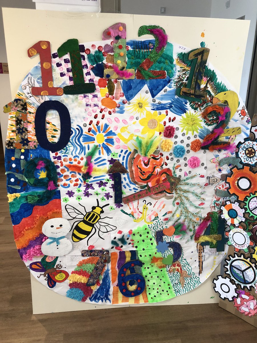 ermMegan_Marie's tweet photo. This recovery through art project was held over a number of weeks with the view to reflect on ‘what keeps us ticking’ in our recovery journey.
It’s been amazing to see the individuality and collaboration expressed by all attendees of the group across the wards. ⏰🎨 https://t.co/28Tu2Jcumi