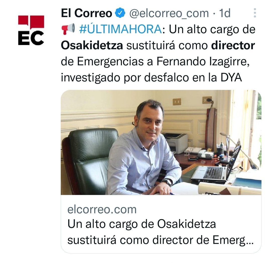 Esta es la historia del campechano santurtziarra Ricardo Ituarte (el ya ex-alto cargo de Osakidetza de la noticia) y de como funciona su partido.

Ahí va hilo 🧵⬇️