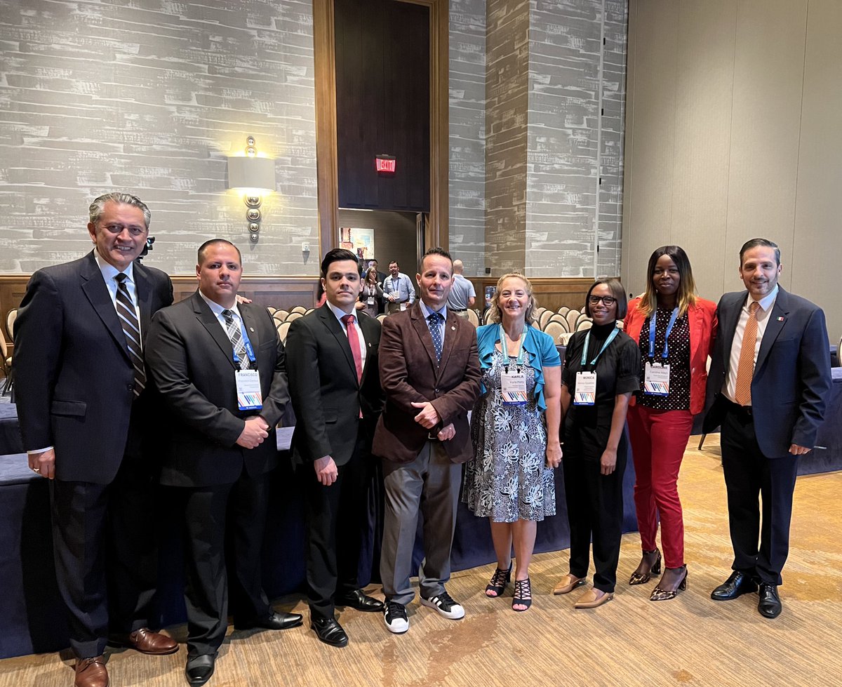 LuisOnTheBorder's tweet image. Thank you @aashtospeaks for the invitation to present on crossborder transportation, logistics, border efficiency and infrastructure. 3 days of intense discussions on the future of mobility, transportation and new technologies impacting every aspect of society. #washto2022