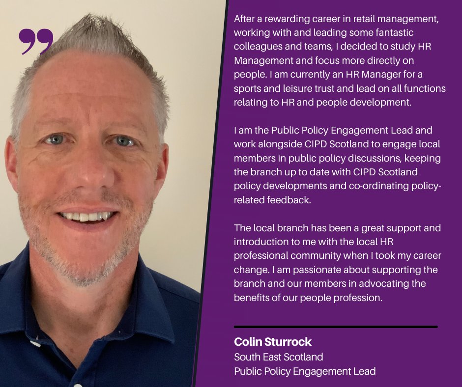 The CIPD Branch in South East Scotland on Twitter "Meet Colin Sturrock