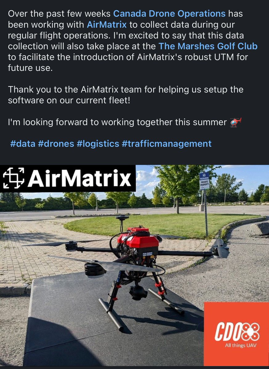 Ottawa has commercial drone deliveries taking place legally. We couldn't be happier about safely enabling it.

#drones #smartcities #logistics #software #govtech #enterprise #trafficmanagement