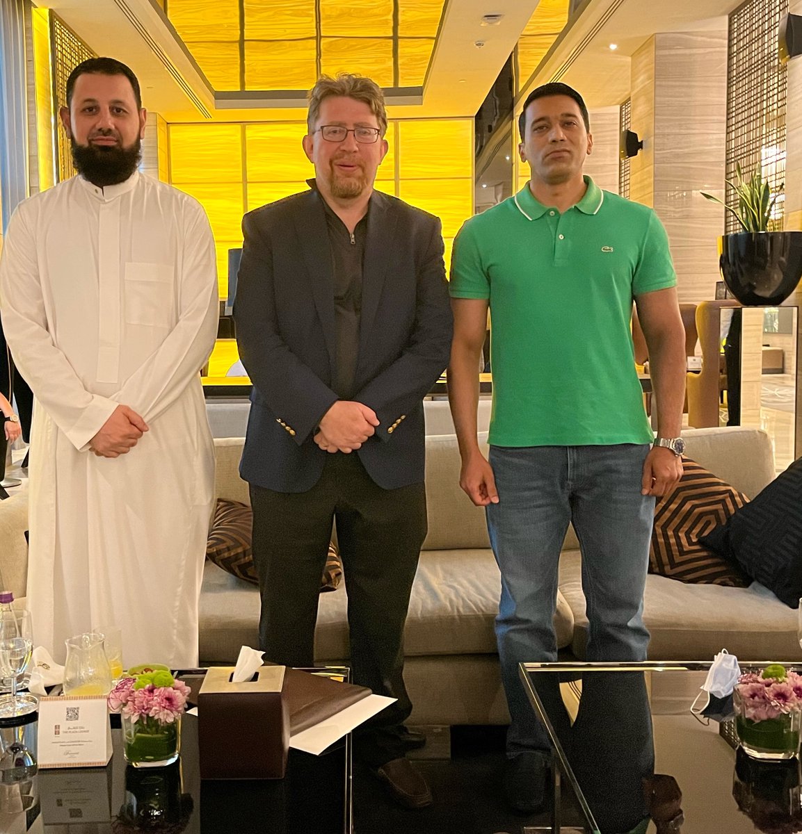 Our team in motion!

A group photo of <a href="/khurramcyber/">Prof. Muhammad Khurram Khan</a>, <a href="/MMinevich/">Mark Minevich</a> &amp; Toqeer Ahmed

The team discussed a number of topics, including some potential initiatives to be launched by @gfcyber in the upcoming future!

#cybersecurity #gfcyber #infosec #security #AI #privacy