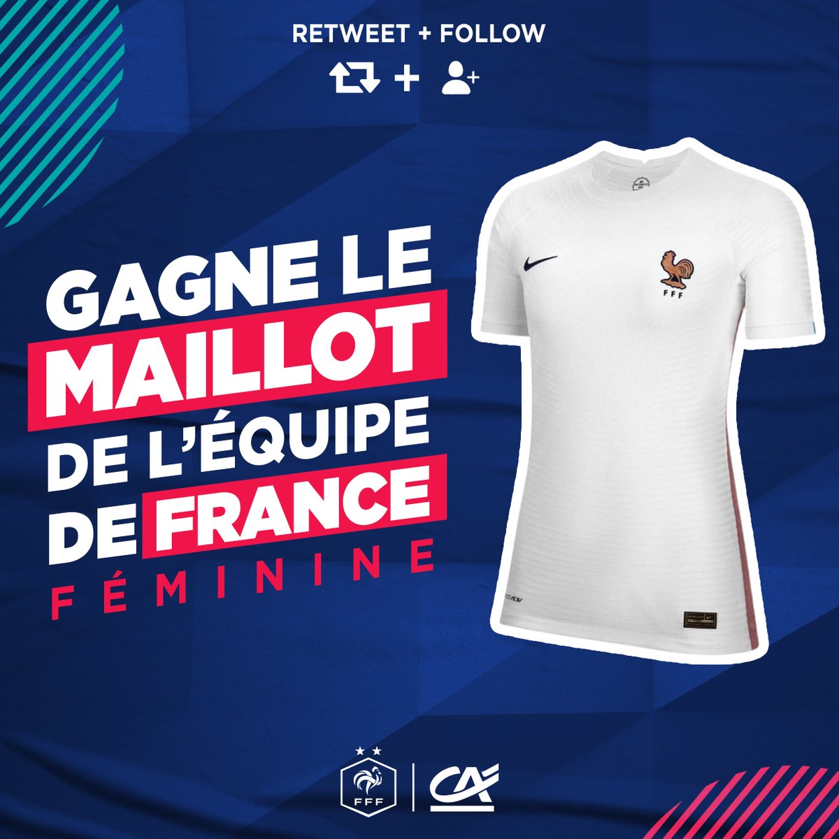 tousuncotefoot's tweet image. À GAGNER : le NOUVEAU maillot extérieur des Bleues ! 🇫🇷🎁

Pour jouer :
🔁 RT + FOLLOW @tousuncotefoot 

🍀 Tirage au sort mercredi.