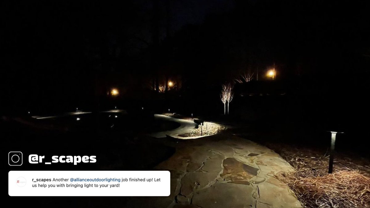 fisoutdoor's tweet photo. Always feels good to wrap up a project-well-done!
Good work, Rscapes, Inc. 💪
#Lighting #Landscape #AllianceOutdoor #OutdoorLiving #FISOutdoor https://t.co/1rqfTOYMdV
