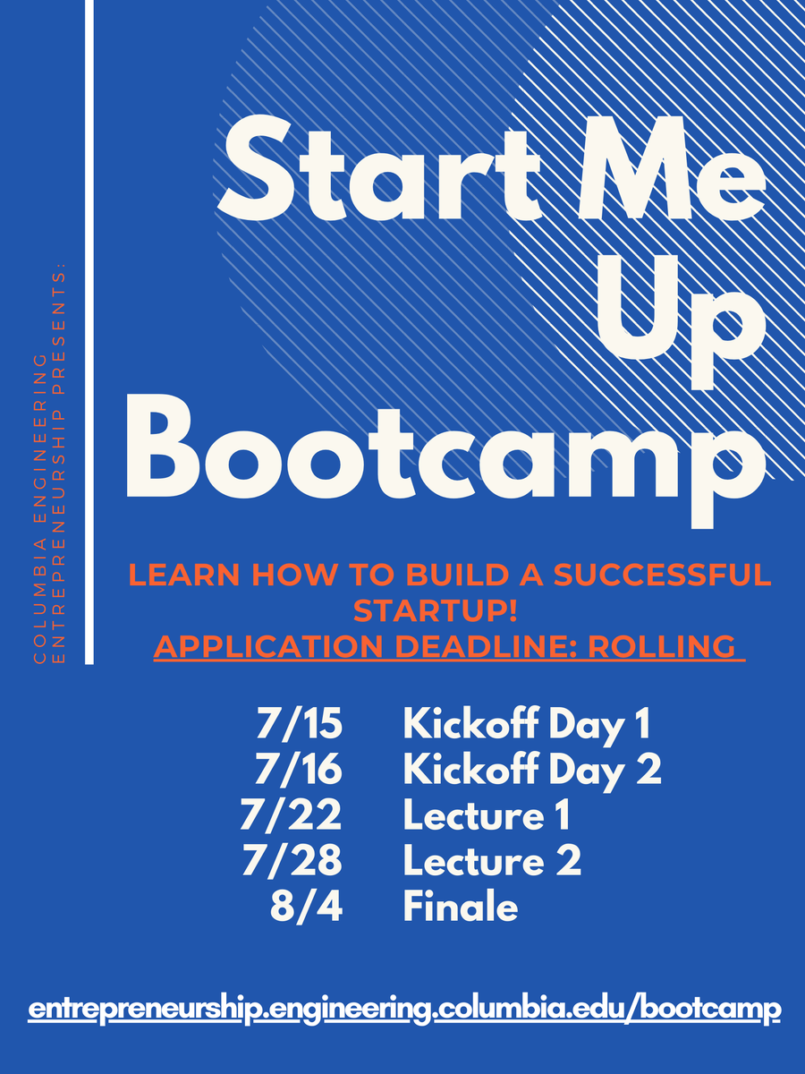 SEASeship's tweet photo. Apply Now: Start Me Up Bootcamp (July 13 - 27) - https://t.co/GU4G1o9S0m https://t.co/YWQXjdG5S6