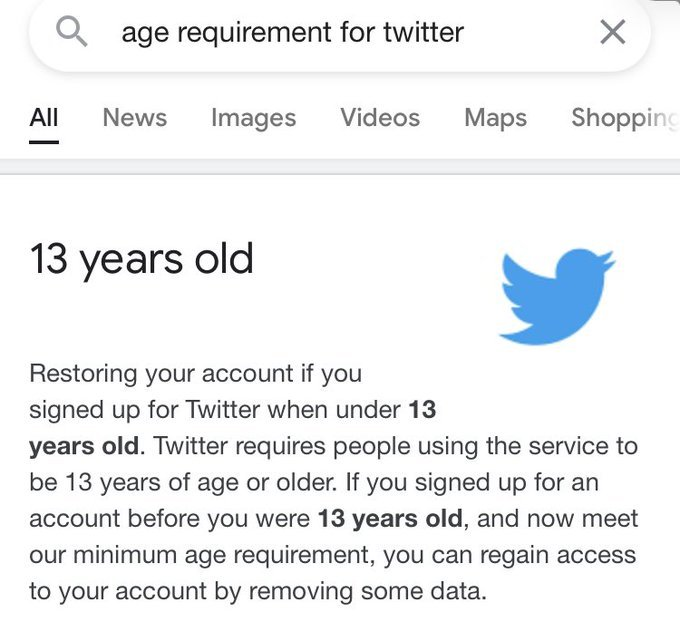 Retweet if you're old enough to use twitter