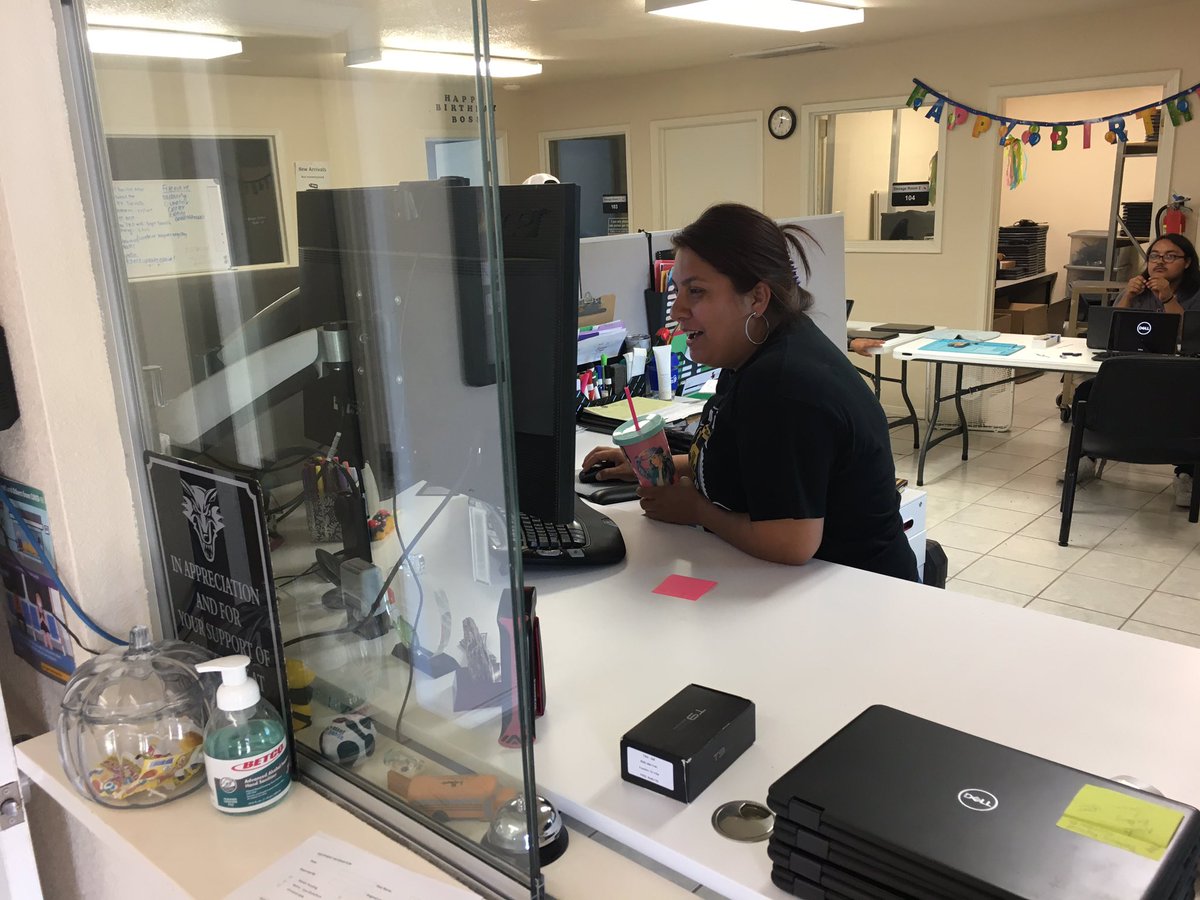 Our very own Coyote Student Interns learning and helping IT department with laptop deployment &amp; updates.  💻👩‍💻🧑‍💻Thank you <a href="/GMiramon_TISD/">Georgina Miramontes</a>, <a href="/TISDSPED/">Tornillo ISD SPED Department</a> and <a href="/MoralesA_TISD/">Angie Morales</a> for making it happen 🙌🏼 🎉