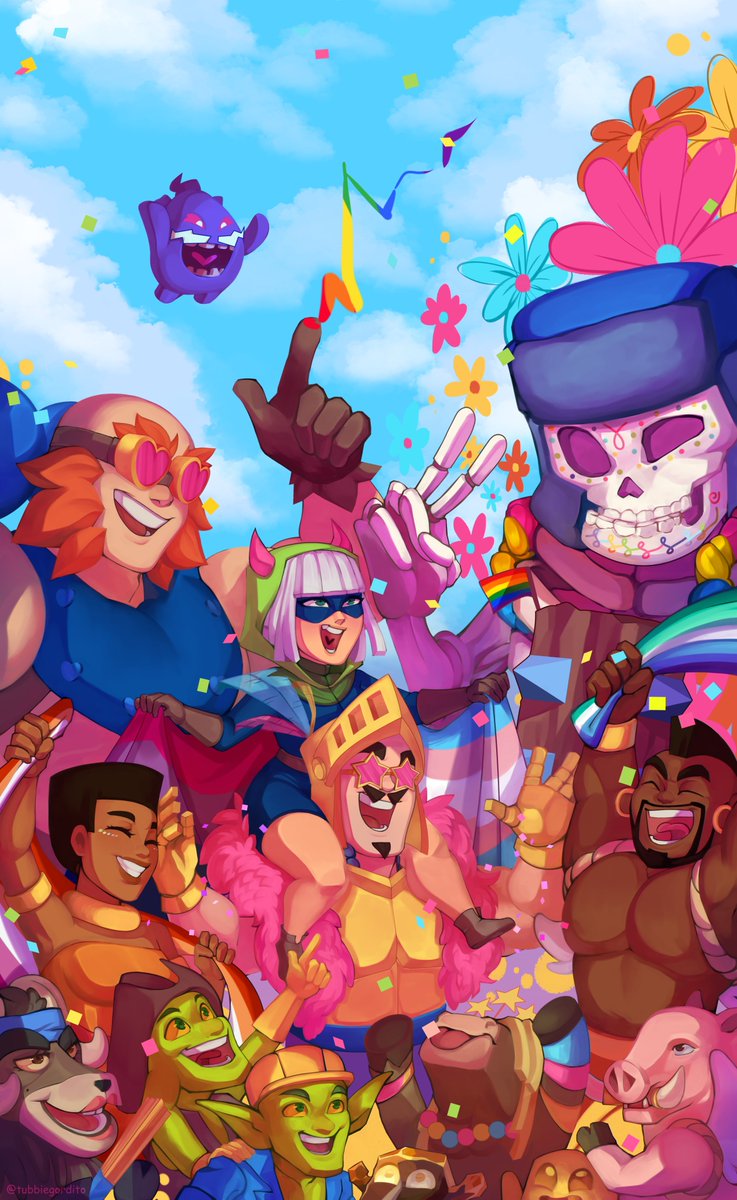 ✨🏳️‍🌈 Pride Royale ✨🌈

#ClashRoyale #ArtRoyale #clashroyaleart