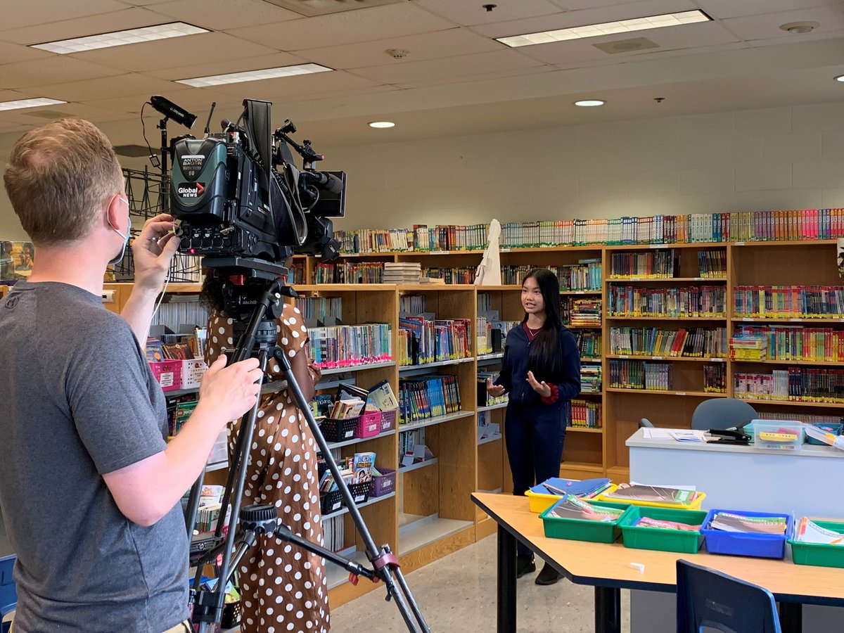 TCDSB_Peterson's tweet image. #Thankyou to @KaylaMcLean_  from @globalnewsto for covering the wonderful initiatives from students and @SMGTCDSB’s Teacher Michael Grandsoult @TCDSB