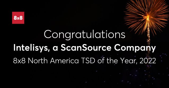 kjzini's tweet photo. Congratulations to @IntelisysCorp — @8x8’s 2022 North America TSD of the Year! #XCaaS #8x8PartnerLove #IntelisysNation https://t.co/zND6G5THq6 https://t.co/ypYIWhBdhu