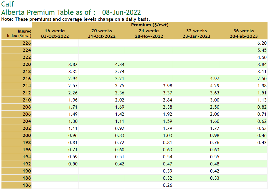 Today’s Livestock Price Insurance premium tables are now available. You can purchase your policy from 2 p.m. - 11 p.m. MT. For more information, sign into your account, visit lpi.ca. or call us at 1-888-935-0000. #skbeef #saskbeef <a href="/SaskCattlemens/">Sask Beef</a> <a href="/SK_StockGrowers/">SK Stock Growers</a>