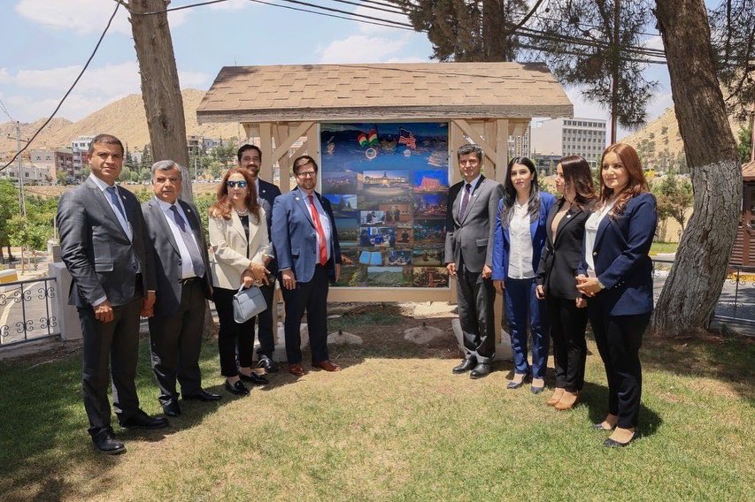Dr.Ali Tatar (@dralitatar2) on Twitter photo We were pleased to welcome the Gainesville delegation in Duhok, headed by Mr.<a href="/laurenbpoe/">Lauren Poe</a> the Mayor of Gainesville. In our meeting talks revolved around the implementation steps of the Sister City Agreement between Gainesville and Duhok was signed online in the spring of 2021. We were pleased to welcome the Gainesville delegation in Duhok, headed by Mr.<a href="/laurenbpoe/">Lauren Poe</a> the Mayor of Gainesville. In our meeting talks revolved around the implementation steps of the Sister City Agreement between Gainesville and Duhok was signed online in the spring of 2021.