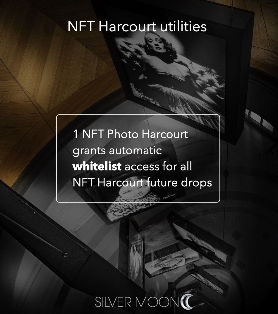 NFT Roadmap announcement 1 🌜 

1 NFT Photo <a href="/SHPofficiel/">Studio Harcourt Paris</a> grants automatic whitelist access for all NFT Harcourt future drops 🤍

#NFT #NFTs #NFTdrop #NFTroadmap #NFTcollectors #NFTart #NFTphoto #NFTphotography