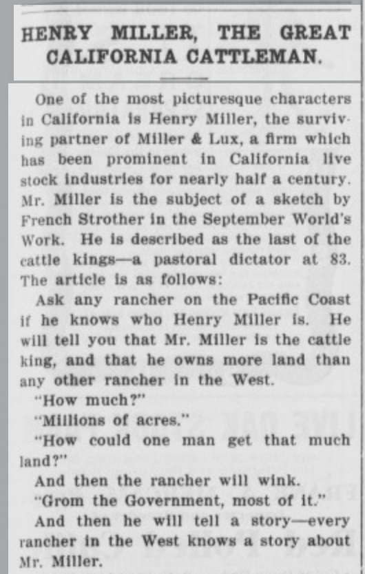 One way to describe Nellie Bowles' 'German great-great-great-grandfather' is as a San Francisco butcher. Another is as the 'the Cattle King of California,' the largest landowner in the U.S., and founder of a family fortune that's lasted six generations. theatlantic.com/ideas/archive/…