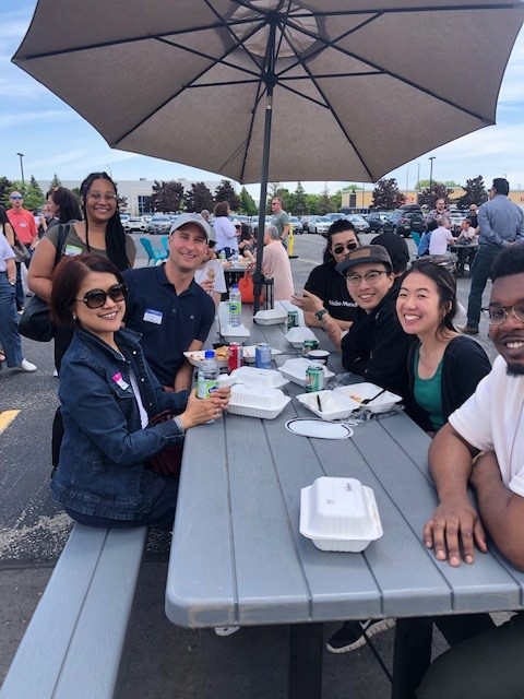 After two-and-a-half years of quiet, so great to see our <a href="/worldvisioncan/">World Vision Canada</a> building full of activity and our amazing staff enjoying fun and food together! #WeAreWorldVision