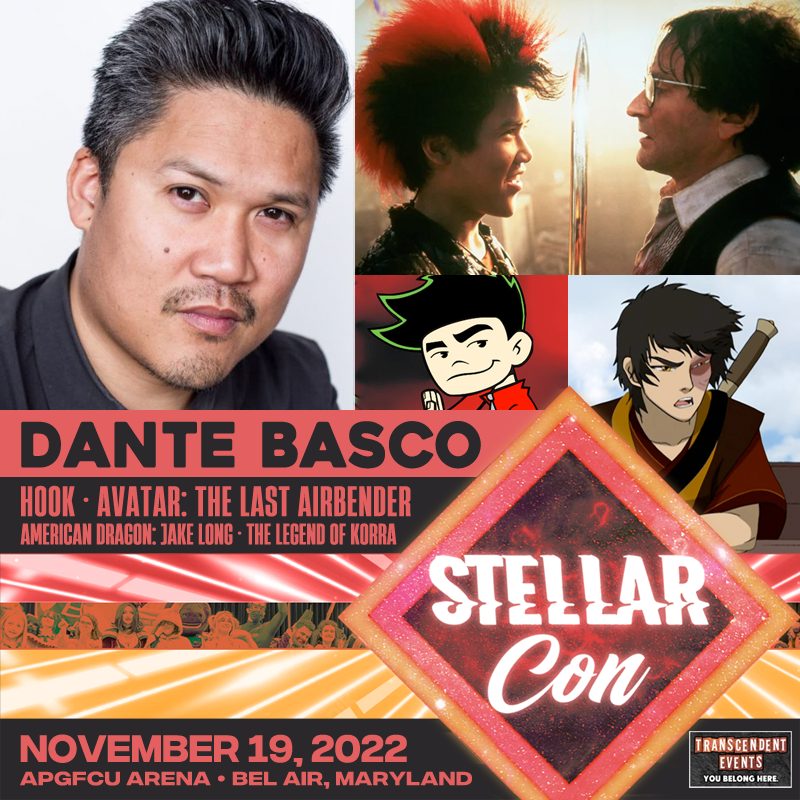 ⚡BANGARANG! We're so very honored to announce our FIRST 2022 GUEST: <a href="/dantebasco/">Dante Basco</a>! Tix On Sale This Friday at Noon. Nerds Unite: You Belong Here. Stellar-Con.com // <a href="/TranscendentMD/">Transcendent Events</a>