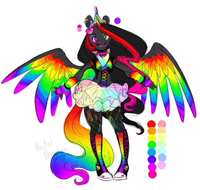 the way iwas drawing fanart like mayb almost a year ago bc iremember this oc from my early mlp fandom days https://t.co/9CkkO5jHnK 