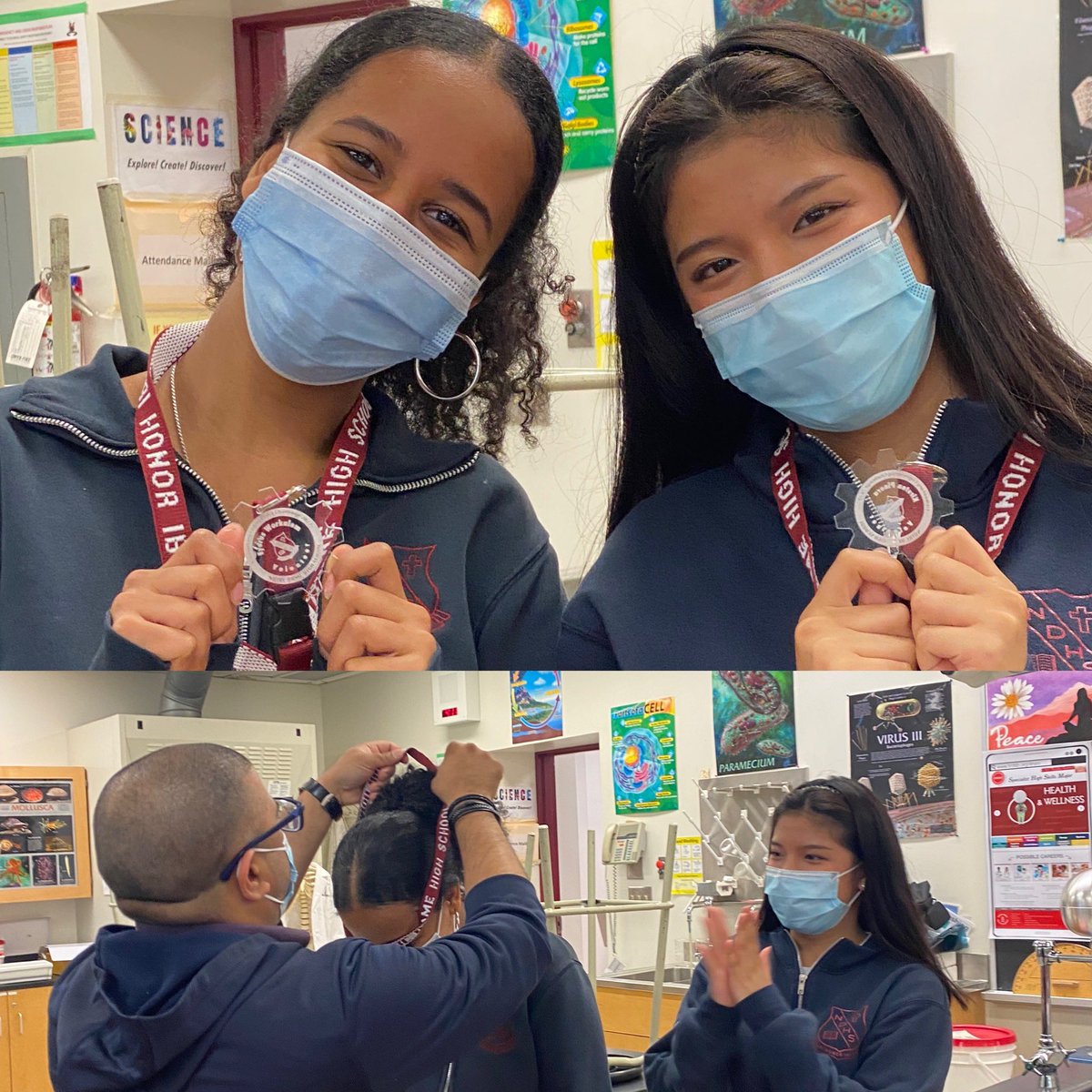 NDHSbeach's tweet photo. Congratulations to winners of ND elementary engineering challenge! Thank you for entering the competition and thank you ND students @TCDSB @lendyl_dsouza @SOArea6_TCDSB @TCDSBdirector https://t.co/612bU5WyLK