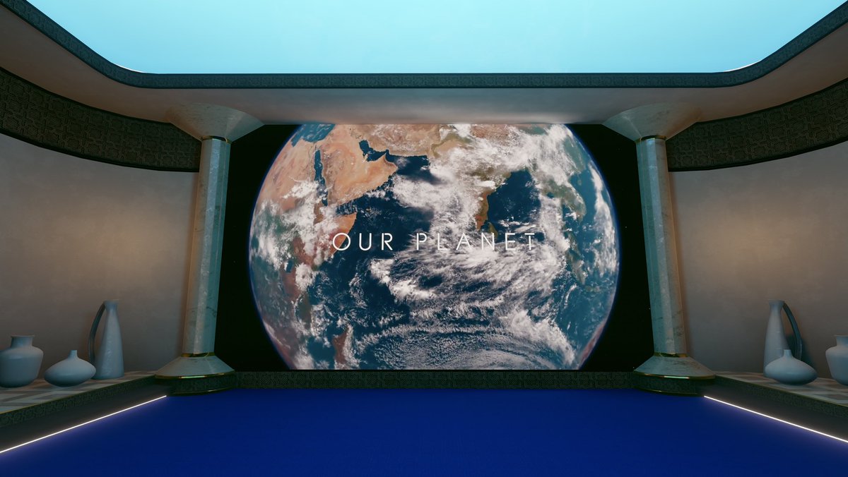 In honor of #WorldOceansDay,

We’re releasing Underwater Theater; 

a world where you can watch your favorite ocean documentaries beneath the waves. 🌊🐠

#VRChat #VR #SlyFest
World link ⬇️