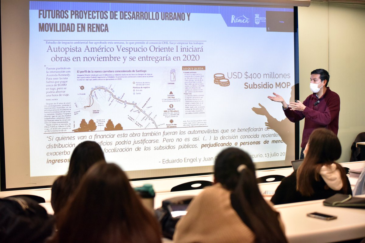 Alcalde Claudio Castro dicta charla sobre movilidad, transporte público y desarrollo urbano en Renca.

La actividad se realizó en el marco del Diploma de Honor en Movilidad y Ciudad del programa del Laboratorio Ciudad y Territorio.

udp.cl/alcalde-claudi…