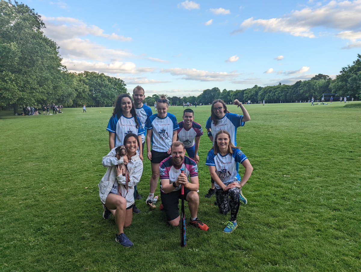 Excellent <a href="/CharitySoftball/">London Charity Softball League</a> match tonight against the very lovely <a href="/SSAFASoftball/">SSAFA Softball Team</a> who took a well-deserved win. Congrats to Gemma who reclaimed her MVP trophy, and to Abi for getting her first softball run. I thought we agreed no dogs this season though #LCSL #ossiewho