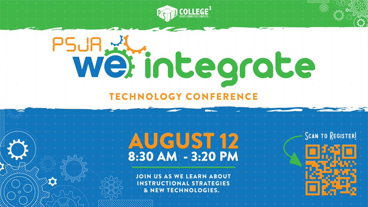 @PSJAISD staff Register to We Integrate Technology Conference 06/12/22 8:30-3:20 Prizes: * $300 Visa gift card & Swag @Payneautotx Insurance Group * 2- $50 and 4-$25 Amazon from Escue & Assoc * Gift Basket with swag & food gift cards ($50) from @raisingcanes