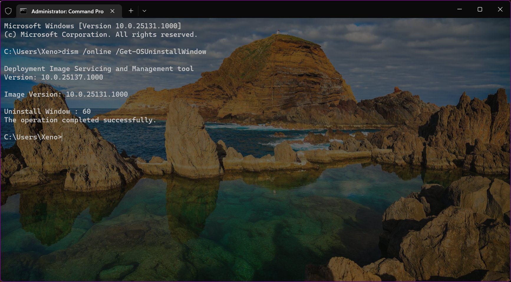 Xeno on Twitter "TIL you can change the OSUninstallWindow from