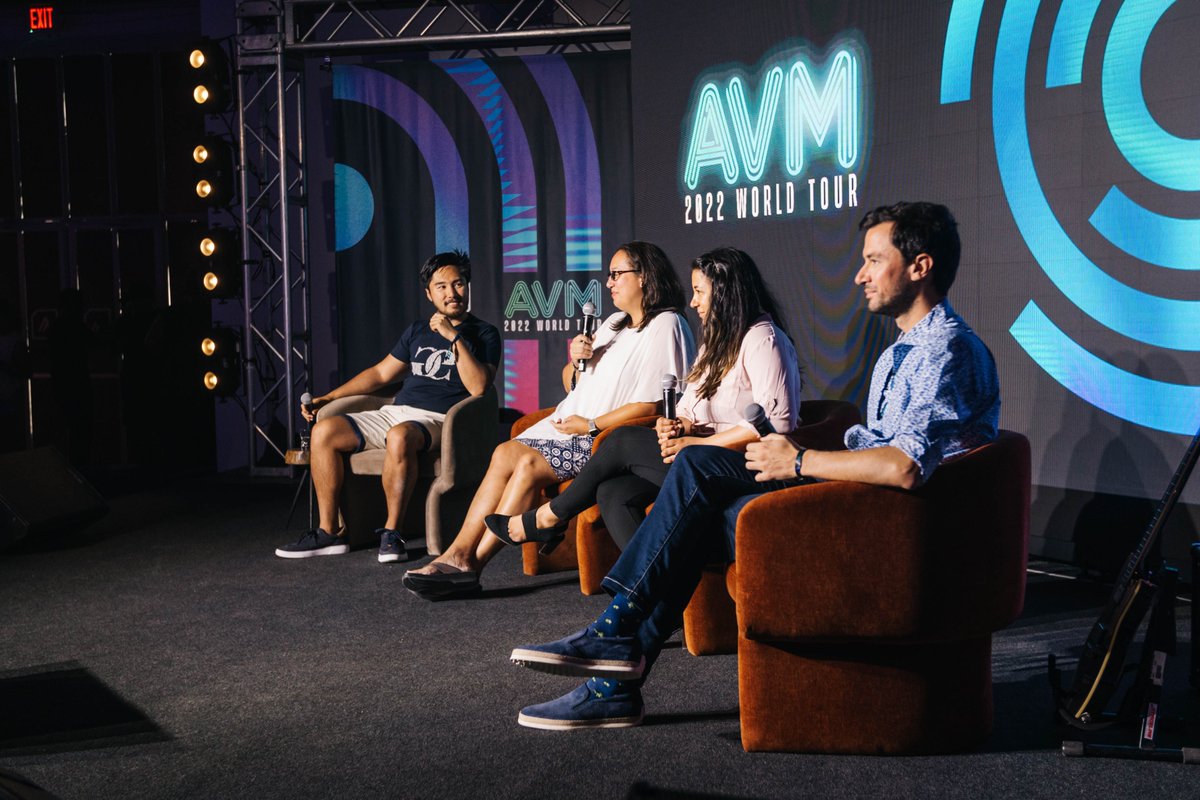 Algorand Technologies (@algorand) on Twitter photo This next panel features builders in the Algorand #NFT ecosystem! Tune in now to hear from <a href="/andreabonac/">Andrea Bonaceto</a> of @aoristart, @Jasmineiris of @Zestbloom and moderator @kyleTwang.
📺 youtu.be/w-mOFqMcvdE #AVMAustin This next panel features builders in the Algorand #NFT ecosystem! Tune in now to hear from <a href="/andreabonac/">Andrea Bonaceto</a> of @aoristart, @Jasmineiris of @Zestbloom and moderator @kyleTwang.
📺 youtu.be/w-mOFqMcvdE #AVMAustin