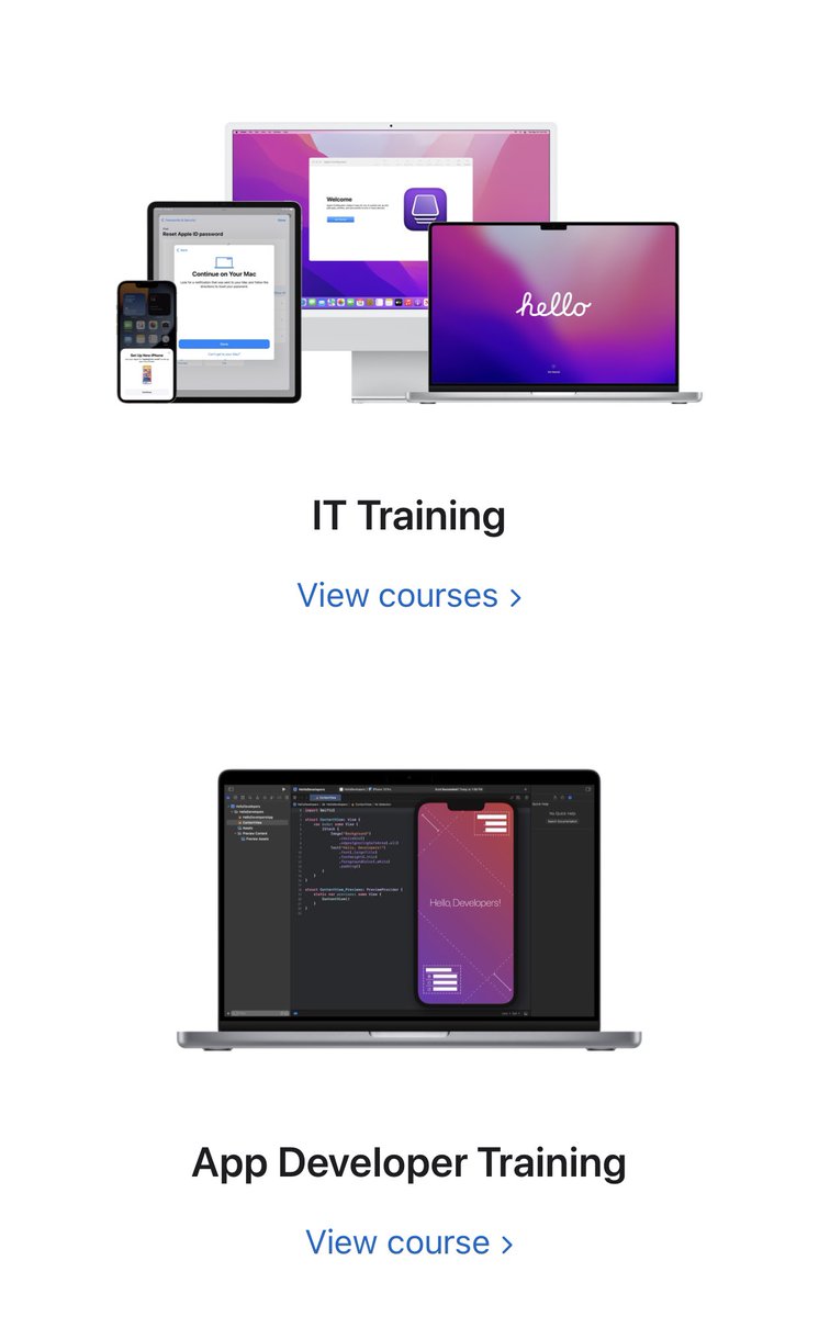 AA1L_'s tweet photo. أبل تقدم دورتين تدريبيه مجانية 👌🏻❤️
1 IT training 
2 app developer training 
https://t.co/iCvYRV40Zh

#ابل #دورات_مجانية https://t.co/5boc03J2Ns