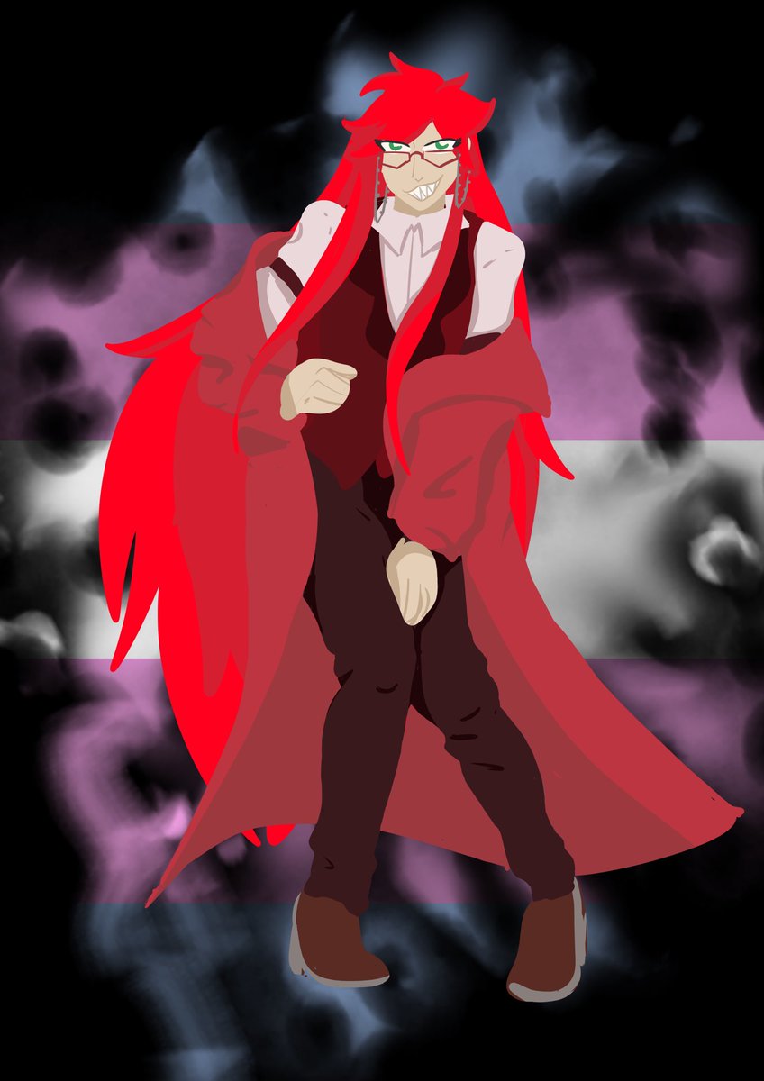 bloodblossomtre's tweet photo. DAY 8 OF PRIDE MONTH!
Today we have out trans queen Grell
#blackbutler #blackbutlerfanart #blackbutleranime #blackbutlergrell #PrideMonth #pride2022 #digitalart #illustration #lgbt #grellsutcliff #grellblackbutler #grellsutclifffanart #trans #transwoman #mtf https://t.co/rqbOImQlEi
