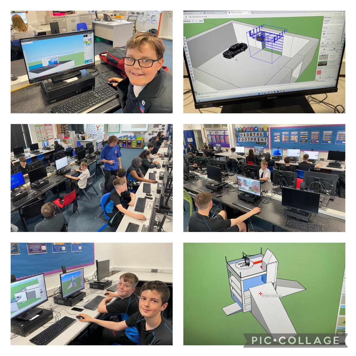 Creative juices flowing <a href="/willowshigh/">WillowsHighCardiff</a> as the Change Champions are introduced to <a href="/SketchUp/">SketchUp</a> as a tool for designing our new build. Thank you as always to @CUCompSciSTEM  for bringing pupil voice to life! #EduCardiff #AddysgCdydd #ChildFriendlyCDF #CaerdyddSynDdalBlant <a href="/Technocamps/">Technocamps</a>