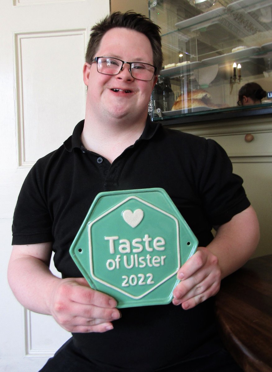 James was presented with the new taste of ulster plaque after a glowing report by the inspectors, well done to James and the team at no14