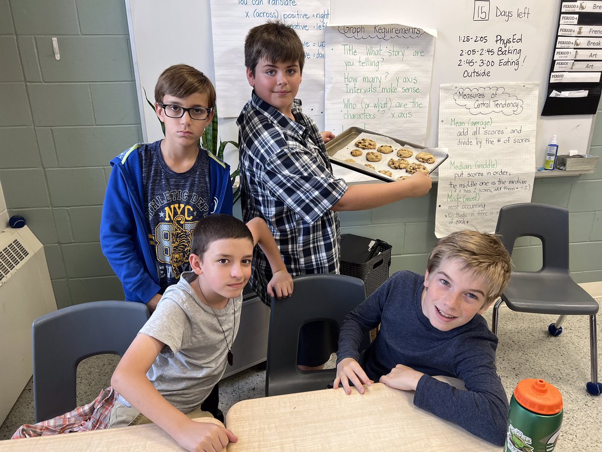 A great day for fractions and cookies <a href="/CrossroadsDsbn/">Crossroads DSBN</a> . Thanks for the idea <a href="/NatashaBereczky/">Ms. Bereczky</a> !