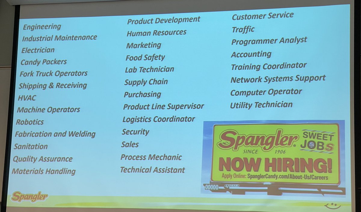 BCSDirectorofTL's tweet photo. Educator Bootcamp Day 3! We visited &amp; toured my favorite candy company Spangler Candy! Another great family owned business in Williams County who is hiring and offers college tuition reimbursement! @NWOESC #WEDCO https://t.co/NLOwafexCj