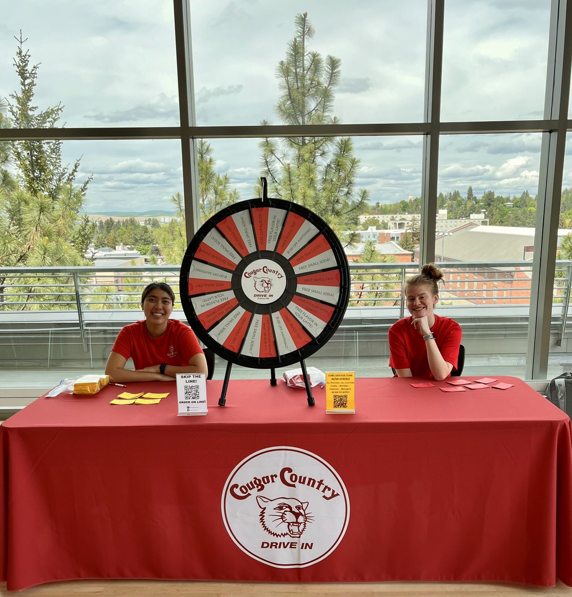 Getting ready for the first live New Cougar Orientation in two years. #GOCOUGS! #WSU #pullmanproud