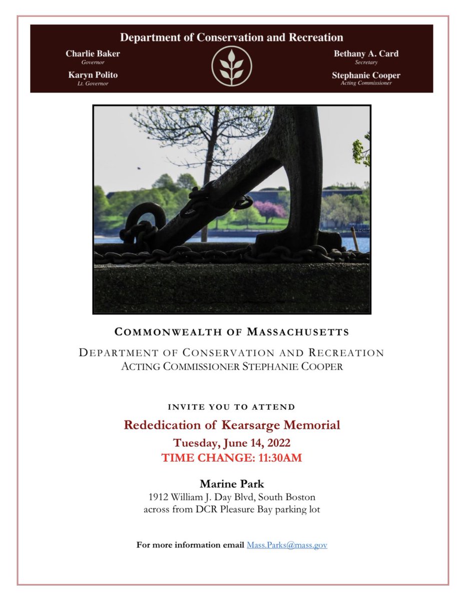 Programming note: the time for next Tuesday’s rededication has changed from noon to 11:30AM. Hope to see you all there!
