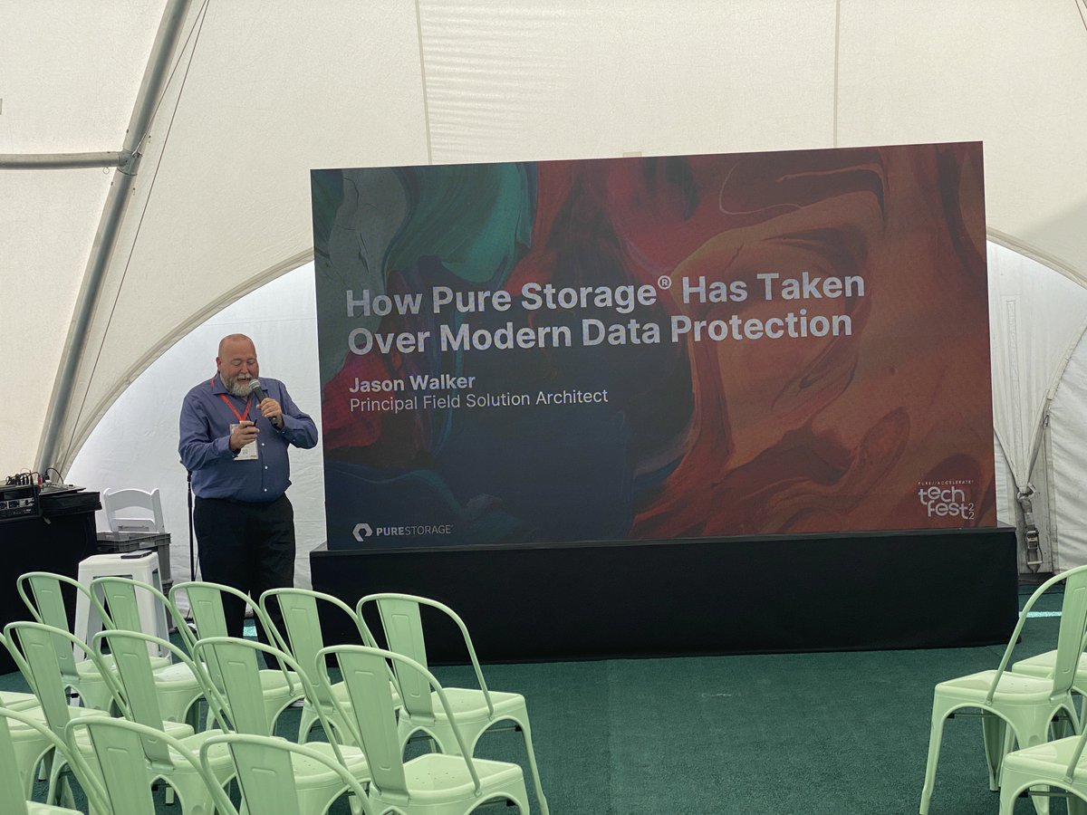 andriven's tweet image. Come for the Modern Data Protection knowledge, stay for the Nicholas Cage references - it’s @JasonWalkerData after all. 

@PureStorage #PureAccelerate