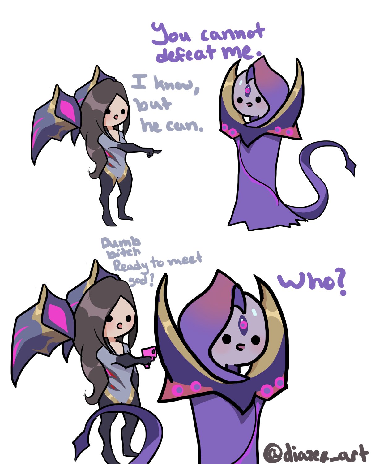 Diazex on Twitter "Kai'sa is a true problem solver v Bel'veth won't