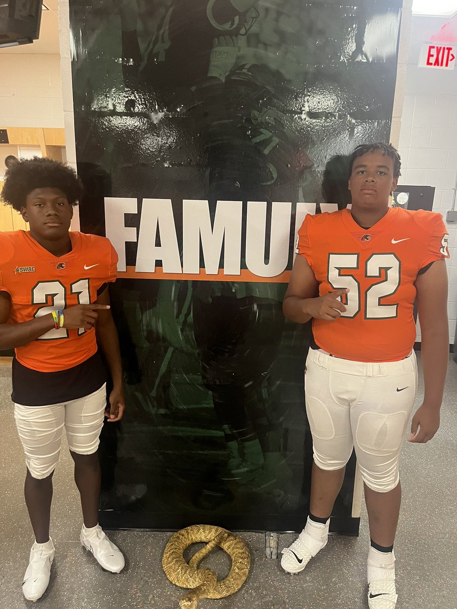 <a href="/brentrucker___/">Brenton Rucker</a> <a href="/Austin1Powell/">Austin Powell</a> here for all of it!
<a href="/Coach2Bless/">Devin Rispress</a> <a href="/HCWillieSimmons/">Coach Willie Simmons</a>