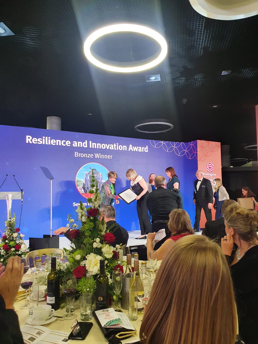 VisitWorcs's tweet photo. Resilience and Innovation Award!

Bronze award for @svrofficialsite ☺️

Congratulations 👏

#VEAwards2022 #WorcestershireHour https://t.co/K4iqp9SCN3