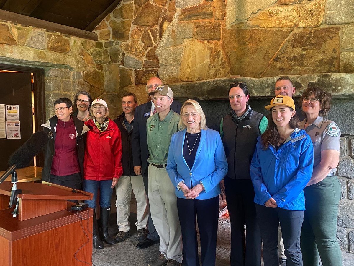 Our state parks are treasures that belong to the people of Maine. Today, at Camden Hills State Park, I announced $50 million from my Jobs Plan to improve the experience our state parks offer and to secure their place as vital economic engines in communities across Maine. 1/